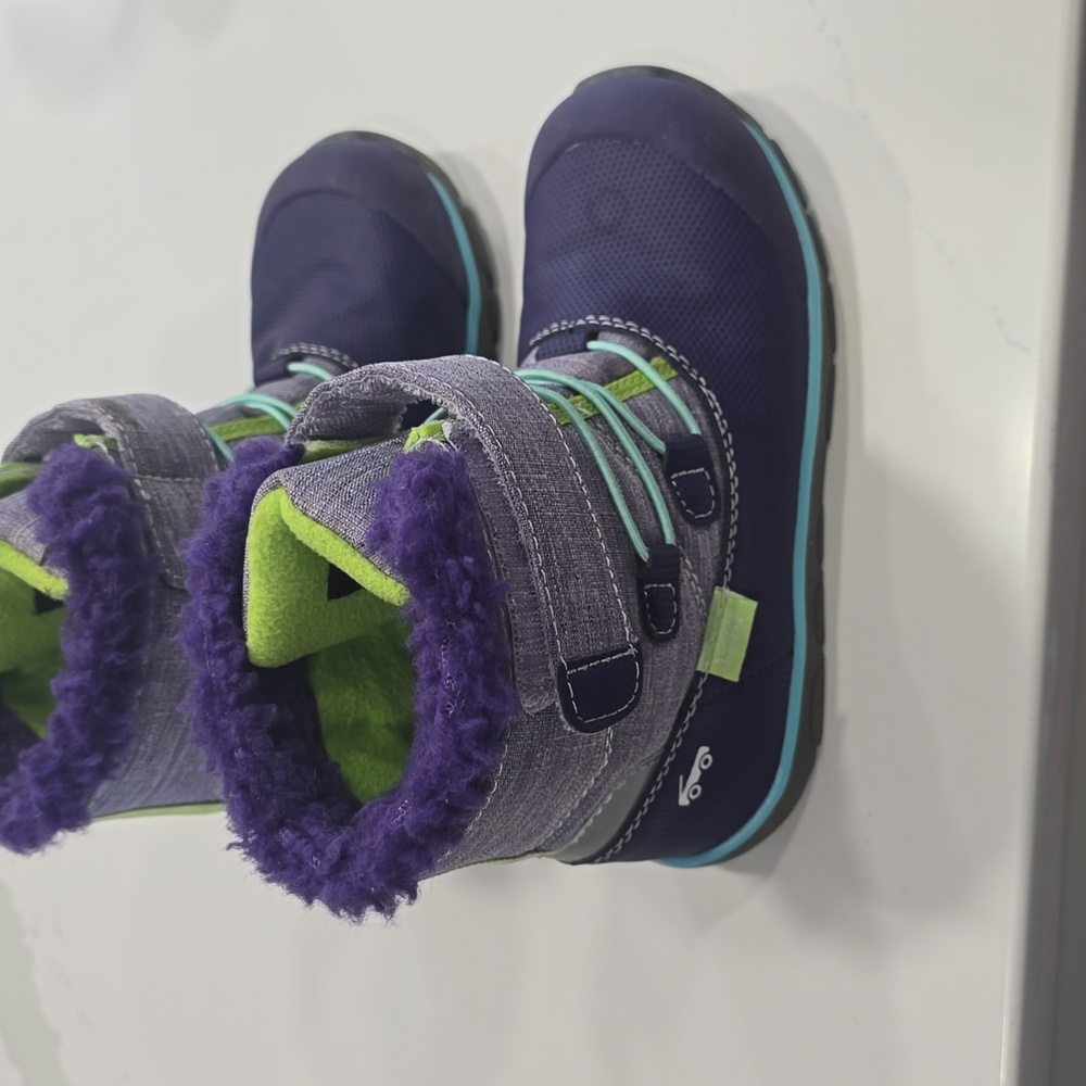 Girls See Kai Run Gilman Purple Winter Boots Size 13 Waterproof & Insulated - Picture 3 of 9